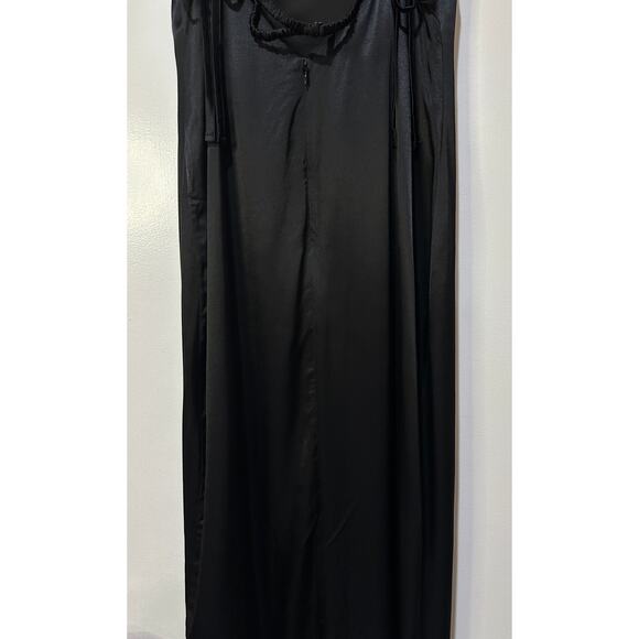 For Love & Lemons Rita Black & White Midi Dress Size Medium NWT - Picture 13 of 16